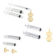 Kitten Puppy Pet Feeding Syringe Feeder Cat Dog Nursing Bottle with Pacifier - S-5PCS V528-NEEDLE-FEEDER-S-260063