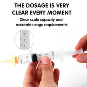 Kitten Puppy Pet Feeding Syringe Feeder Cat Dog Nursing Bottle with Pacifier - S-5PCS V528-NEEDLE-FEEDER-S-260063