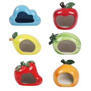 Ceramic Hamster Nest Shelter Landscaping Supplies Small Animal Hideout House - Cloud V528-NEST-CLOUD-BLUE-965154
