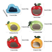 Ceramic Hamster Nest Shelter Landscaping Supplies Small Animal Hideout House - Cloud V528-NEST-CLOUD-BLUE-965154