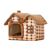 Removable Washable Pet House Four Seasons Cat Enclosed House - Grey-L V528-NEST-GREY-L-193047