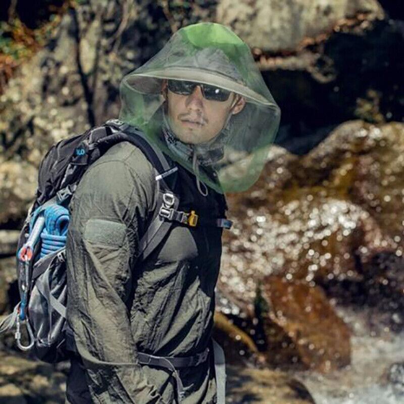 Outdoor Mosquito Head Net Fly Insect Bug Protector for Camping Hiking Fishing V528-NETMESHHAT-4PCS-119989