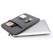 Grey Laptop Macbook Notebook Sleeve Bag Travel Carry Case Cover For 11 13 14 15 Inch Lap Top - 15Inch