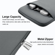 Grey Laptop Macbook Notebook Sleeve Bag Travel Carry Case Cover For 11 13 14 15 Inch Lap Top - 15Inch