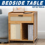 Small Bedroom Nightstand Storage Cabinet Sideboard Cabinet for Home Organization V528-NIGHT-TABLE-204597