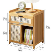 Small Bedroom Nightstand Storage Cabinet Sideboard Cabinet for Home Organization V528-NIGHT-TABLE-204597