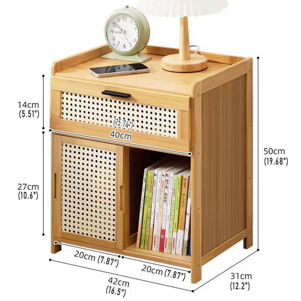 Small Bedroom Nightstand Storage Cabinet Sideboard Cabinet for Home Organization V528-NIGHT-TABLE-204597
