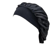 Sleeping Bonnet Hair Wrap Silk Satin Cap Women Elastic Night Soft Hat Headwear - Rose Red V528-NIGHTCAP-ROSERED-318937