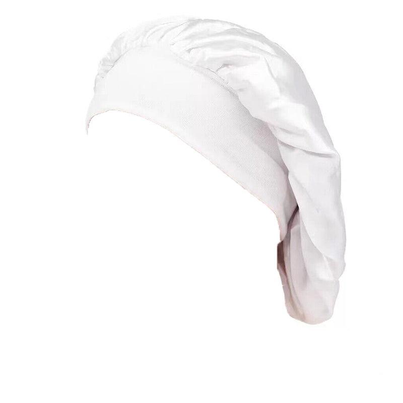 Sleeping Bonnet Hair Wrap Silk Satin Cap Women Elastic Night Soft Hat Headwear - Rose Red V528-NIGHTCAP-ROSERED-318937
