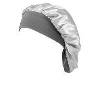 Sleeping Bonnet Hair Wrap Silk Satin Cap Women Elastic Night Soft Hat Headwear - Rose Red V528-NIGHTCAP-ROSERED-318937