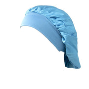 Sleeping Bonnet Hair Wrap Silk Satin Cap Women Elastic Night Soft Hat Headwear - Rose Red V528-NIGHTCAP-ROSERED-318937