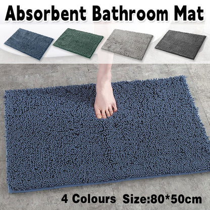 Anti-Slip Bathroom Mat Water-Absorbing Floor Mat Foot Mat Non-Slip Door Mat - Dark Grey V528-NON-SLIP-MAT-DARK-GREY-697726