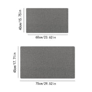Anti Slip Bathroom Mat Non Slip Shower Floor Mat Quick Dry Soft Comfortable Rug - Grey-40x60cm V528-NON-SLIP-MAT-GREY-40-60-827541