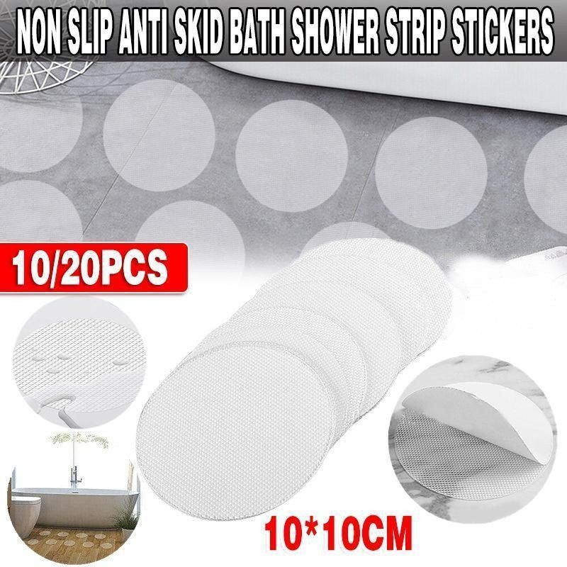 10/20X Non Slip Shower Strip Stickers Bathroom Tub Anti-Slip Applique Set - 10PCS V528-NON-SLIPSTICKERS-10PCS-22961