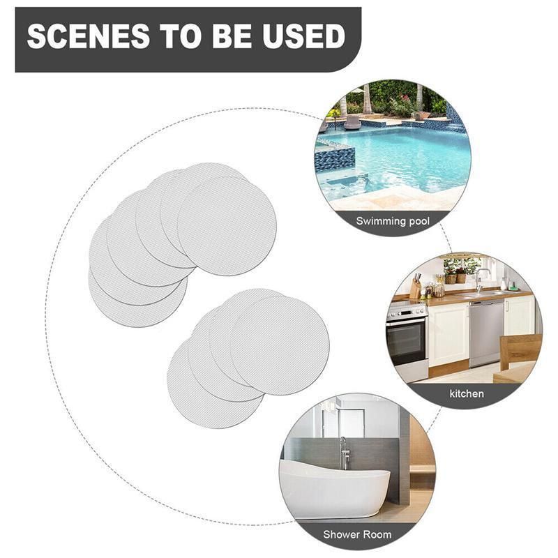 10/20X Non Slip Shower Strip Stickers Bathroom Tub Anti-Slip Applique Set - 10PCS V528-NON-SLIPSTICKERS-10PCS-22961