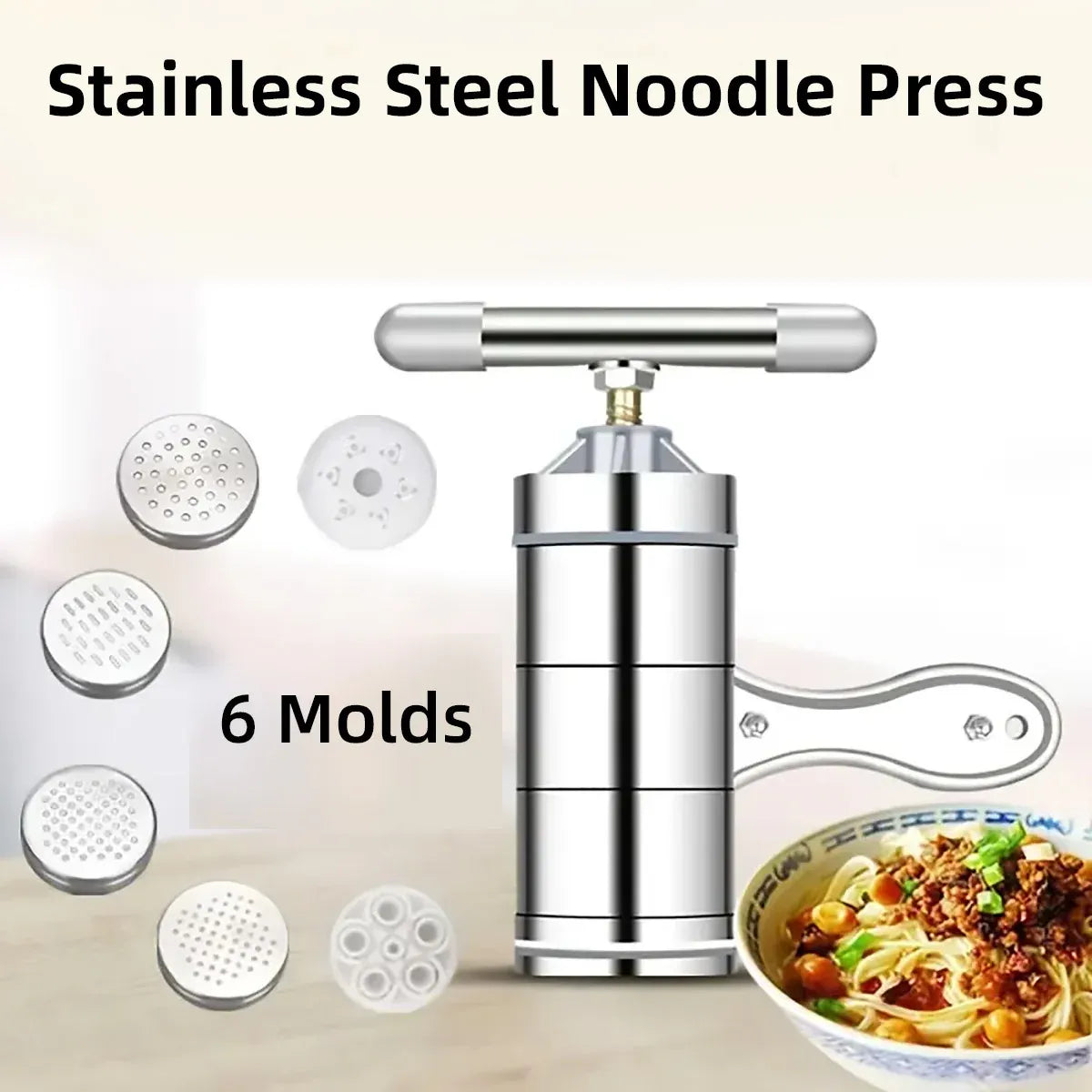 Kitchen Manual Noodle Press Noodle Machine Household Pasta Maker Dough Roller V528-NOODLE-MACHINE-6-751772