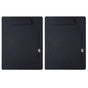 2pcs Leather Clipboard Conference File Holder Hotel Menu Pad Durable Board Clip - Black V528-NOTE-CLIP-BLACK-2PCS-834871