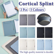 2pcs Leather Clipboard Conference File Holder Hotel Menu Pad Durable Board Clip - Black V528-NOTE-CLIP-BLACK-2PCS-834871