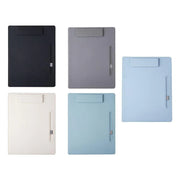 2pcs Leather Clipboard Conference File Holder Hotel Menu Pad Durable Board Clip - Black V528-NOTE-CLIP-BLACK-2PCS-834871
