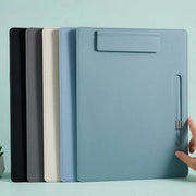 2pcs Leather Clipboard Conference File Holder Hotel Menu Pad Durable Board Clip - Black V528-NOTE-CLIP-BLACK-2PCS-834871