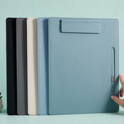 2pcs Leather Clipboard Conference File Holder Hotel Menu Pad Durable Board Clip - Cream V528-NOTE-CLIP-CREAM-2PCS-385121