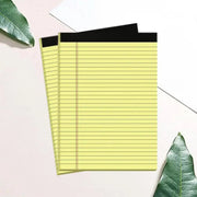 4PCS Tearable Lined Notepad Simple Design Colourful Memo Pad Notebook - Blue V528-NOTE-PAD-4PCS-BLUE-805746