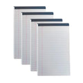 4PCS Tearable Lined Notepad Simple Design Colourful Memo Pad Notebook - White V528-NOTE-PAD-4PCS-WHITE-175471