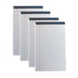 4PCS Tearable Lined Notepad Simple Design Colourful Memo Pad Notebook - White V528-NOTE-PAD-4PCS-WHITE-175471