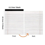 4PCS Tearable Lined Notepad Simple Design Colourful Memo Pad Notebook - White V528-NOTE-PAD-4PCS-WHITE-175471