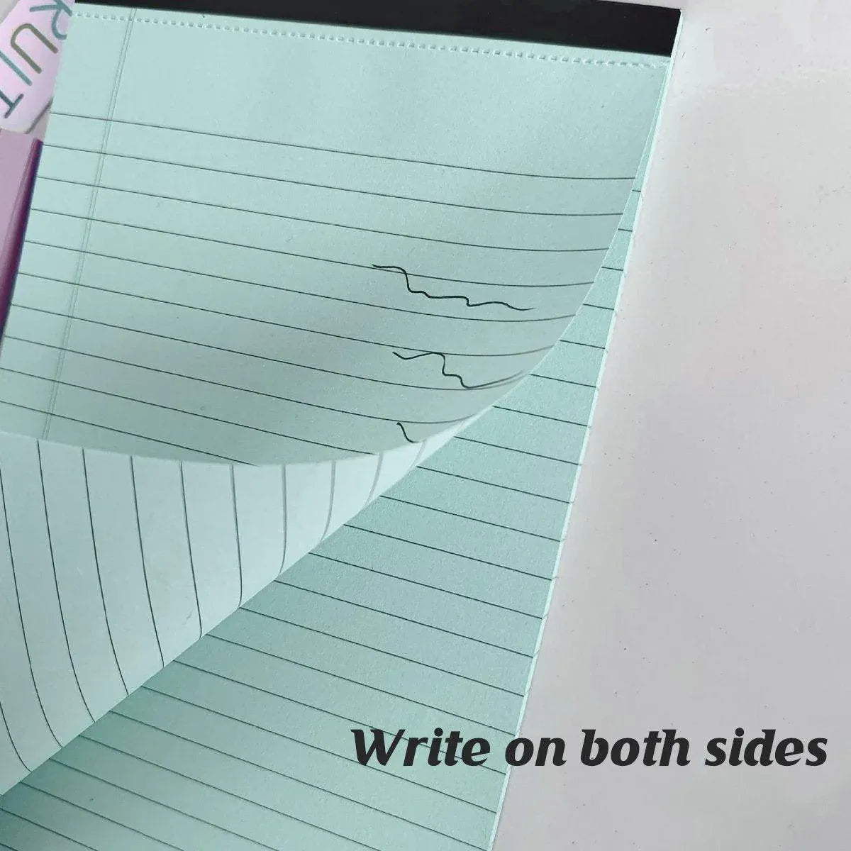 4PCS Tearable Lined Notepad Simple Design Colourful Memo Pad Notebook - White V528-NOTE-PAD-4PCS-WHITE-175471