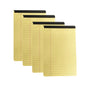 4PCS Tearable Lined Notepad Simple Design Colourful Memo Pad Notebook - Yellow V528-NOTE-PAD-4PCS-YELLOW-864144