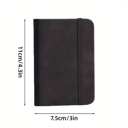 10pcs Mini Pocket Notebook A7 Small Portable Notepad for Office School Use - Grey V528-NOTEBOOK-10PCS-GREY-549160
