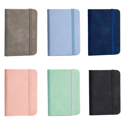 10pcs Mini Pocket Notebook A7 Small Portable Notepad for Office School Use - Light Blue V528-NOTEBOOK-10PCS-LIGHT-BLUE-331370