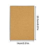 20pcs A5 Notebook Workbook Kraft Paper Notepad for School Office Writing Use V528-NOTEBOOK-A5-20PCS-526088
