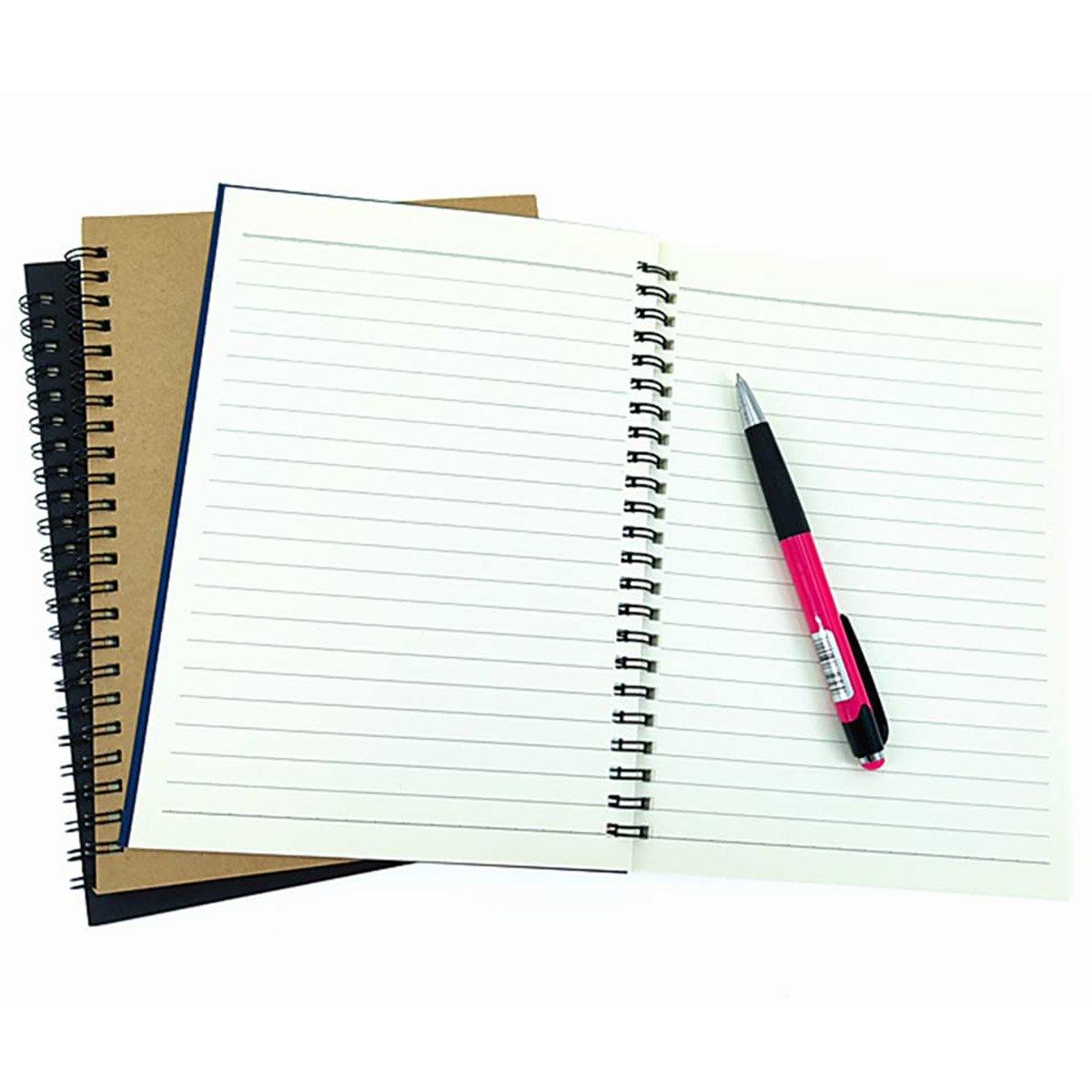 6pcs A5 Spiral Notebook Homework Exercise Book Durable Notepad for School Office V528-NOTEBOOK-SPIRAL-744307