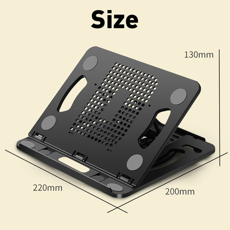 Portable Laptop Stand Foldable Adjustable Lazy Computer Desk - White V528-NOTEBOOKHOLDER-WHITE-158965