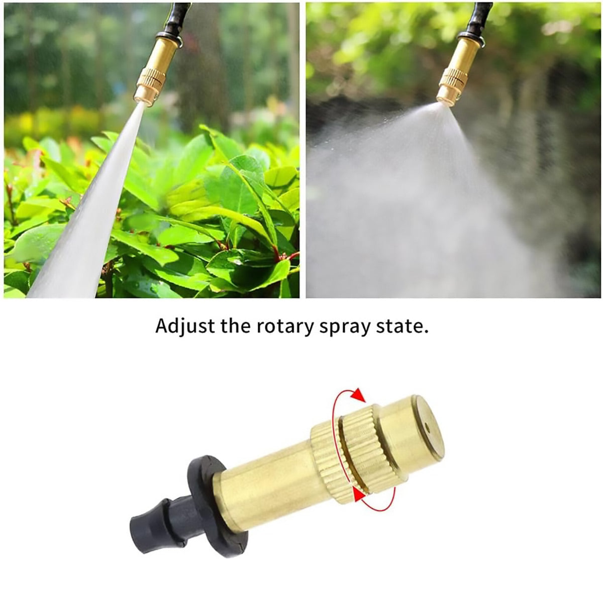 10pcs Adjustable Atomizing Copper Nozzles for Garden Watering Spraying V528-NOZZLE-10PCS-385965