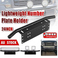 24inch Bull Bar Front Bumper License Number Plate Mount Bracket Led Light Holder V528-NUMBERPLATE-355053