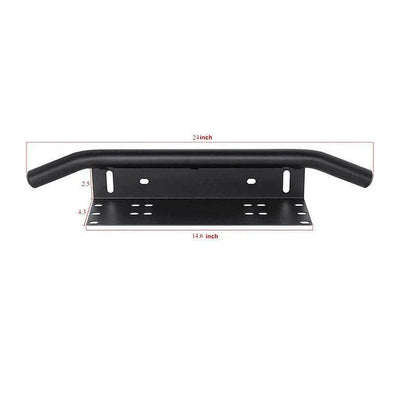 24inch Bull Bar Front Bumper License Number Plate Mount Bracket Led Light Holder V528-NUMBERPLATE-355053