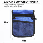 Nurse Pouch Waist Bag Medical Tool Organizer Pocket Belt with Keyring - Light Blue V528-NURSEBAG-SKYBLUE-827961