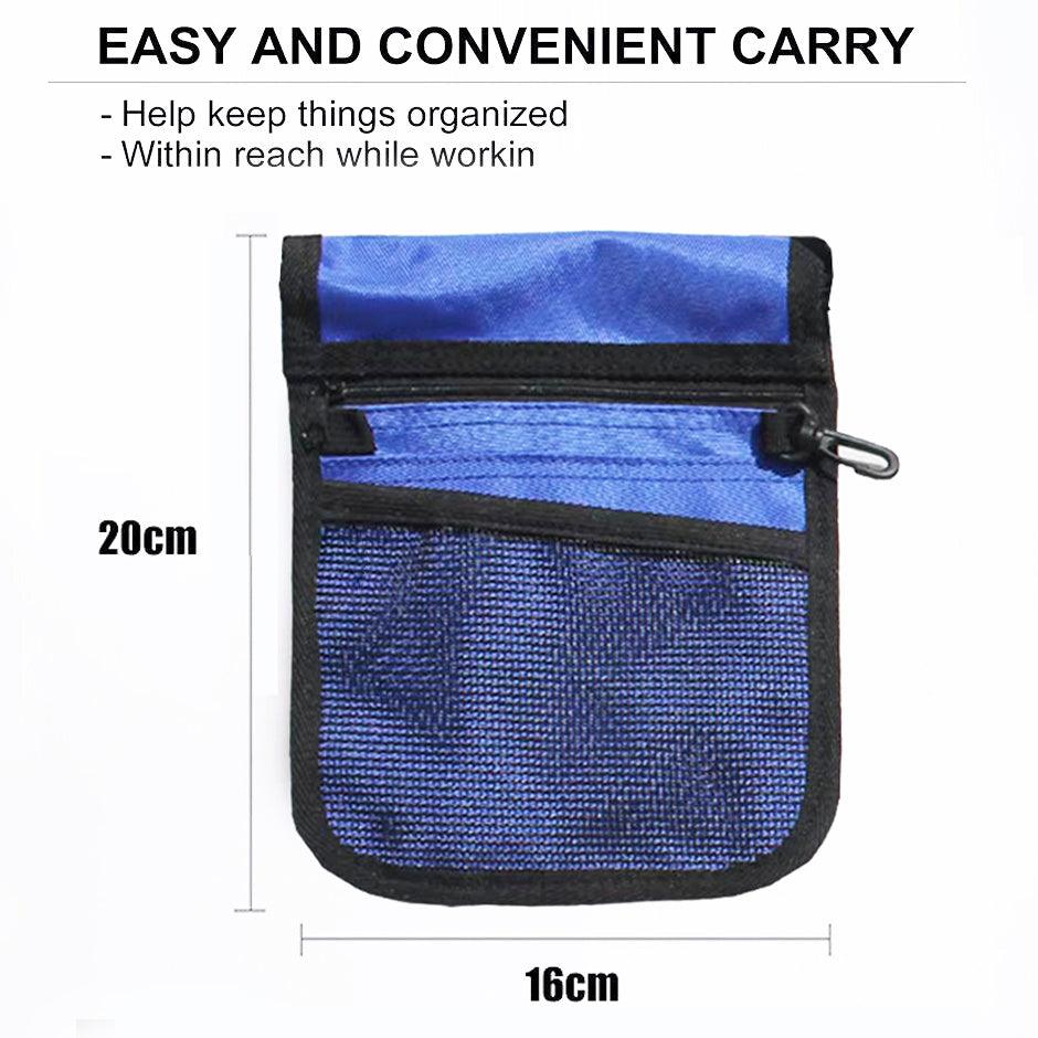Nurse Pouch Waist Bag Medical Tool Organizer Pocket Belt with Keyring - Light Blue V528-NURSEBAG-SKYBLUE-827961