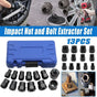 13 Piece Impact Bolt Nut Remover Set Extractor Socket Tool for Stripped Nuts Bolt V528-NUT-REMOVAL-13PCS-946435