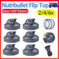 2-6X For Nutribullet Flip Top Fresh Lid - All 600 & 900 Model Nutri Cups Au - 2PCS V528-NUTRIBULLETFLIPTOP-2PCS-148758