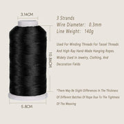 2pcs Strong Nylon Tower Line with Tassel Anti Drop Durable Outdoor Use Rope V528-NYLON-WIRE-2PCS-368459