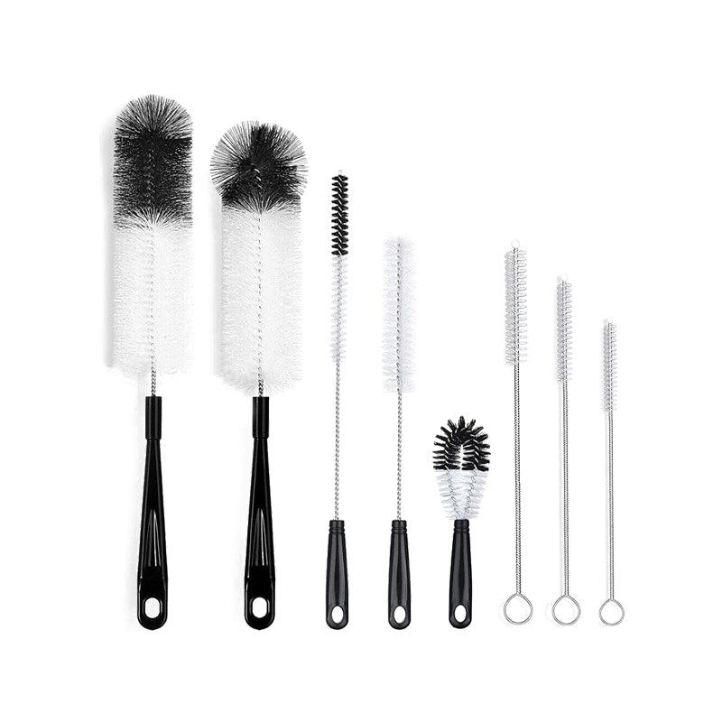 8 Pcs Nylon Straw Brush Set Cleaner Bottle Glass Tube Pipe Small Long Cleaning V528-NYLONSTRAWBRUSH-8PCS-227229