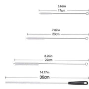 8 Pcs Nylon Straw Brush Set Cleaner Bottle Glass Tube Pipe Small Long Cleaning V528-NYLONSTRAWBRUSH-8PCS-227229