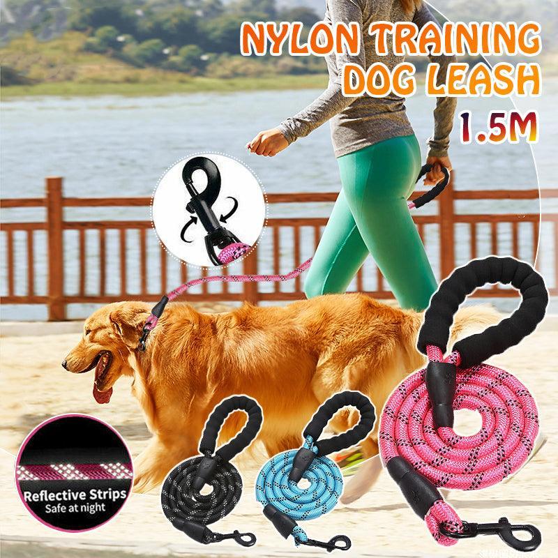 Nylon Training Dog Leash Heavy Duty Pet Products Strong Rope Recall Lead Leashes - Blue V528-NYLONTRAINING-BLUE-732522