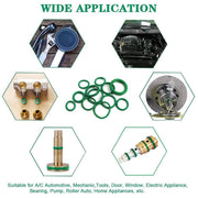 270pcs Automotive Air Conditioning Green Rubber Ring Seal Repair Box Set Seals V528-O-RING-270PCS-310675