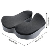 Slow Rebound Memory Foam Seat Cushion Office Chair Pad for Sedentary Hip Support V528-O-SHAPED-PAD-GREY-237042