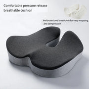 Slow Rebound Memory Foam Seat Cushion Office Chair Pad for Sedentary Hip Support V528-O-SHAPED-PAD-GREY-237042